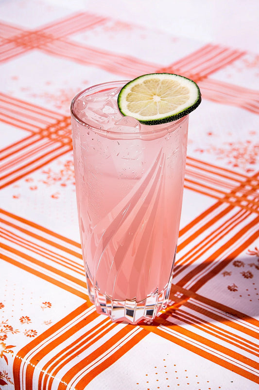 STRAWBERRY RHUBARB RICKEY